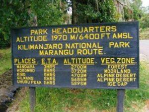 Marangu route Kilimanjaro itinerary day 02