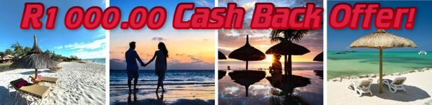 Mauritius packages R1 000,00 Cash Back Offer Mauritius packages R1 000,00 Cash Back Offer