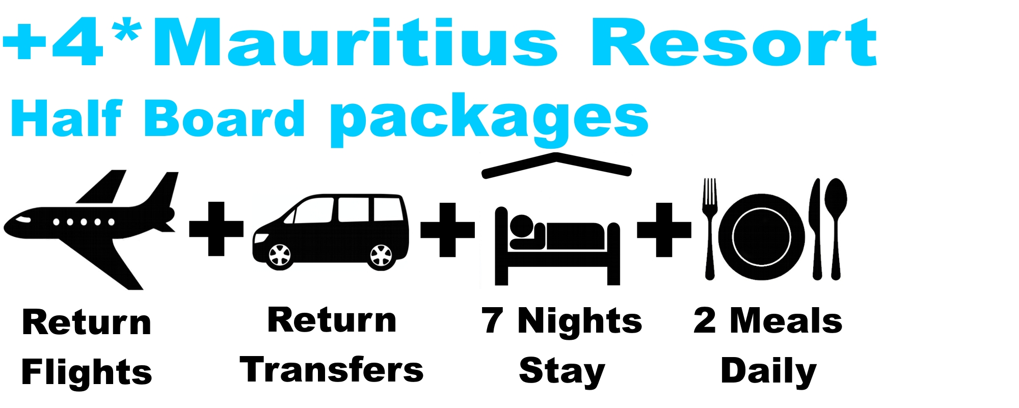4 Plus Star Mauritius resort on half board